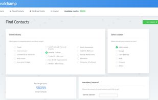A simple dashboard where you can collect your leads whenever you want.