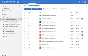 Dealroom M&A Software screenshot 1
