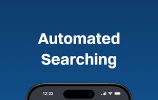 Automated searching, customizing the alerts so they match search criteria 