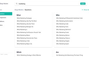 Deap Market screenshot 1