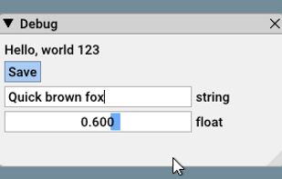 Dear ImGui screenshot 1