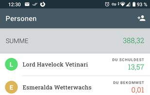 Debitum screenshot 1