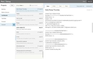 Debug Mail screenshot 1