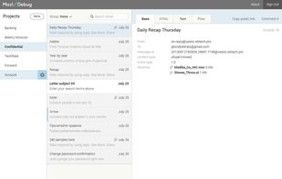 Debug Mail screenshot 1