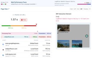 Debug slow interactions