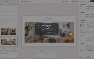 Step 3 — the client deck, exported as a PDF with product links intact