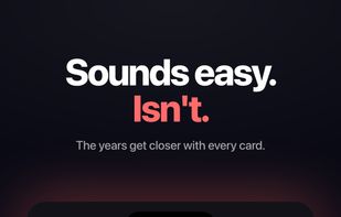 Sounds easy. Isn't. The years get closer with every card.