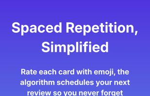 Spaced Repetition Simplified