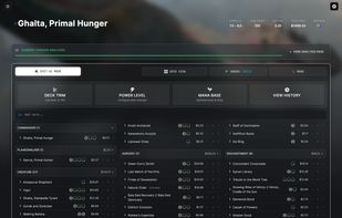 Page used to supply your card list to the tool.