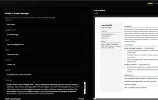 DeckCV screenshot 1