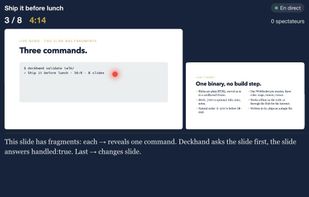 The remote on your phone: notes, thumbnails, timer, laser