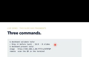 The stage, full screen in any browser