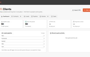 CRM Dashboard