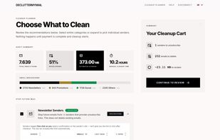 Select which newsletters you want to unsub or which emails you want to delete