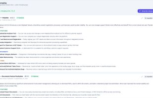 AI generated change logs