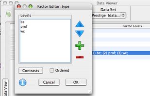 Deducer screenshot 2