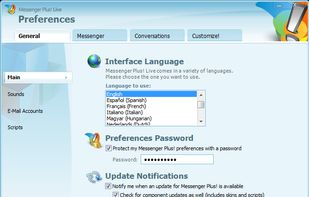 Messenger Plus! screenshot 1