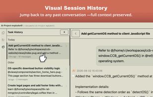 Visual Session History