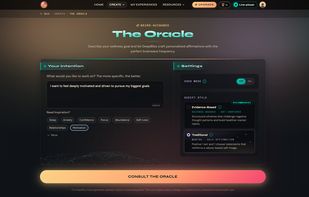 Tell the Oracle where you need help.