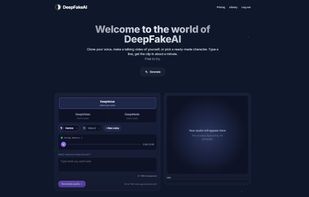 DeepFakeAI screenshot 1