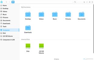 Deepin File Manager screenshot 1