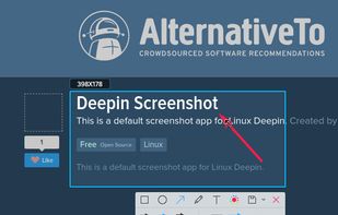Deepin Screenshot screenshot 1