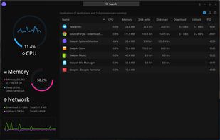 Deepin System Monitor screenshot 2