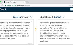 DeepL Translator screenshot 1