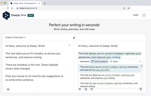 DeepL Write screenshot 1