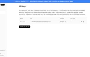 DeepSeek Platform screenshot 1