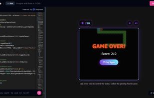 DeepSite screenshot 2