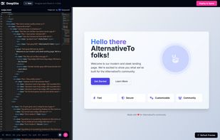 DeepSite screenshot 1