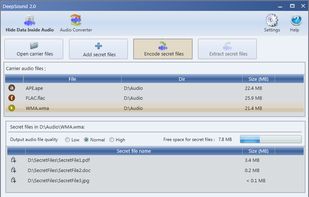 DeepSound screenshot 1