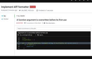 DeepSource screenshot 1