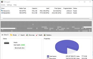 Defraggler screenshot 1