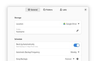 Déjà Dup screenshot 2