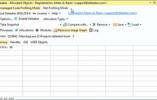 Deleaker screenshot 1