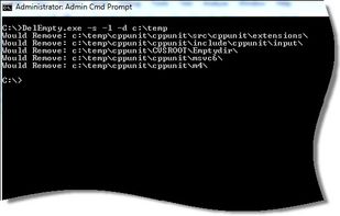 Delempty screenshot 1