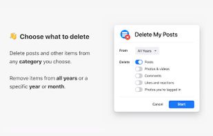 Delete My Posts screenshot 1
