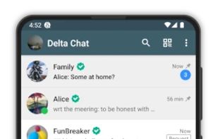 Delta Chat screenshot 1