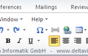 DeltaVision Classic Menu for Office screenshot 1