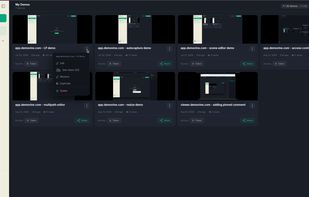 My demos in app