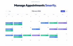 Dashboard Appointment monthly Table