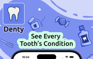 Teeth conditions on map