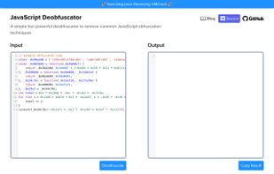 deobfuscate.io screenshot 1