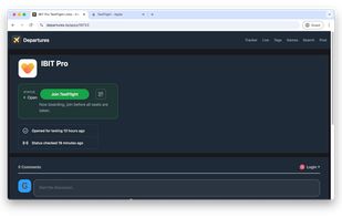 Departures screenshot 1