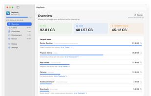 Depflush screenshot 1