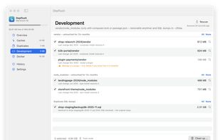 Depflush screenshot 2