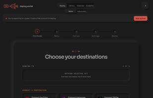 deploy.social screenshot 1