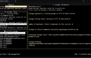 Search about packages